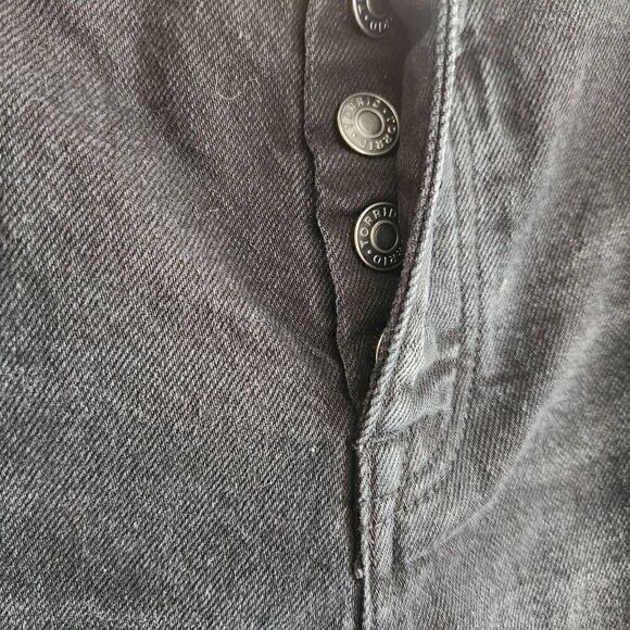 Torrid Womens Jeans 16 Plus Size Boyfriend Crop Straight Mid Rise Pants Gray Bla - Picture 4 of 6